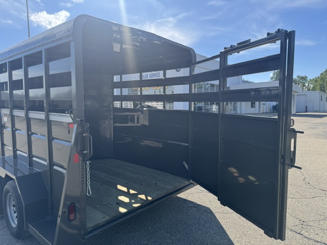 2027 Valley Trailers 6'8"x14 7k Slant load Livestock / Horse Trailer Stock Stock-Combo